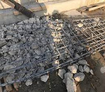 قص وتكسير جدار حى الحمراء