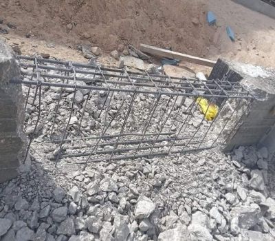 قص وتكسير جدار حى شبرا