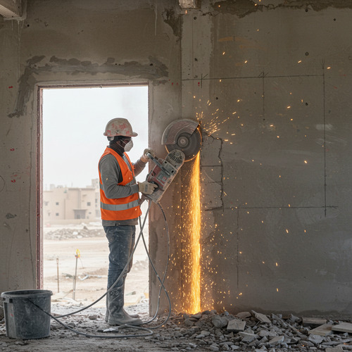 تخريم الخرسانة بالرياض