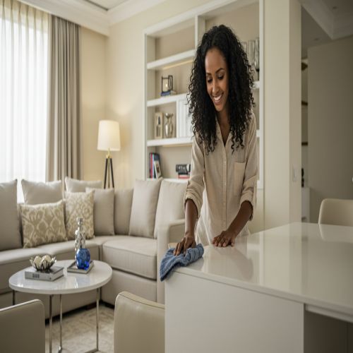 عاملة من غانا بالرياض