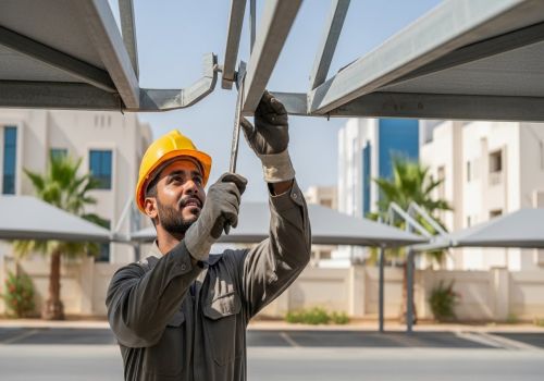 تركيب مظلات وسواتر الاحساء