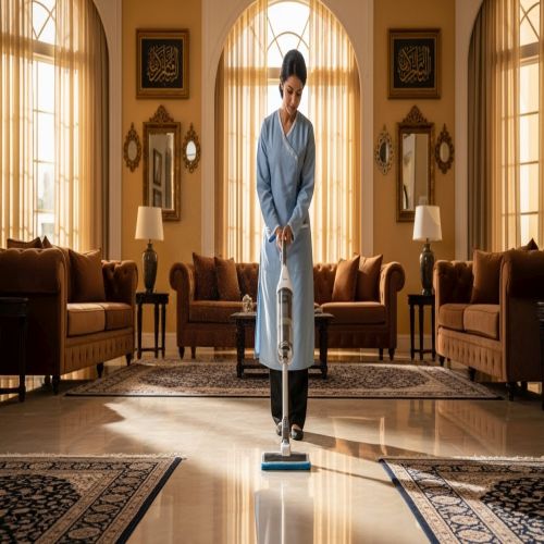 عاملة منزلية بالساعة القطيف