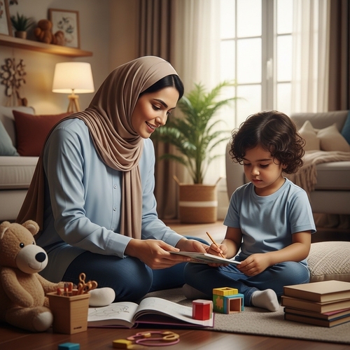 جليسة اطفال بالساعه بجدة حي البساتين