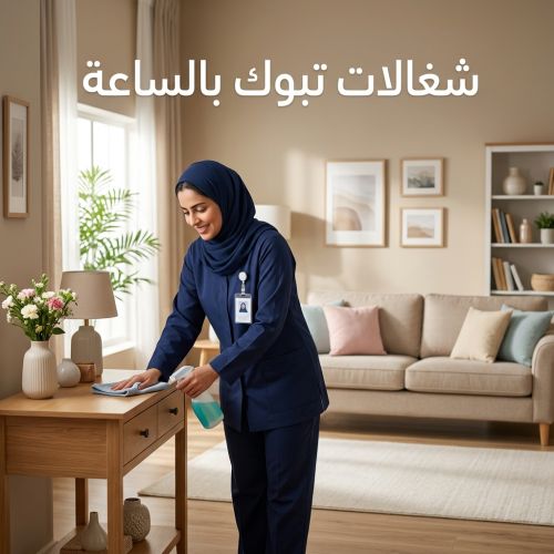 شغالات تبوك بالساعه